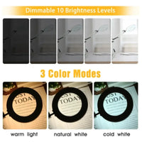 NEW Illuminated Magnifier USB 3 Colors LED Magnifying Glass for Soldering Iron Repair/Table Lamp/Skincare Beauty