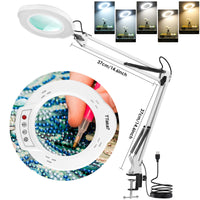 NEW Illuminated Magnifier USB 3 Colors LED Magnifying Glass for Soldering Iron Repair/Table Lamp/Skincare Beauty