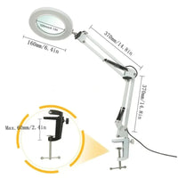 NEW Illuminated Magnifier USB 3 Colors LED Magnifying Glass for Soldering Iron Repair/Table Lamp/Skincare Beauty