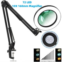 NEW Illuminated Magnifier USB 3 Colors LED Magnifying Glass for Soldering Iron Repair/Table Lamp/Skincare Beauty