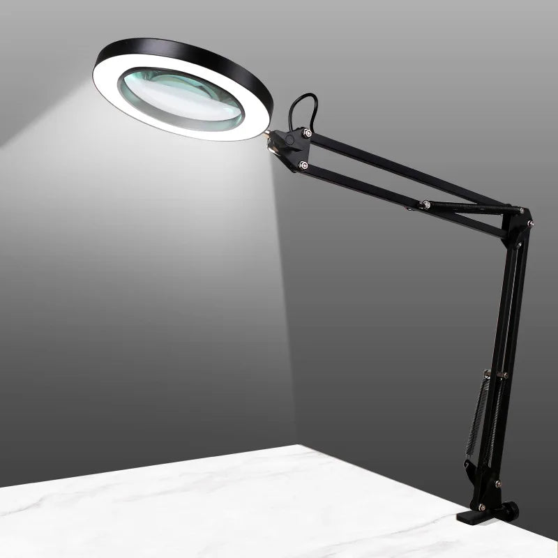 NEW Illuminated Magnifier USB 3 Colors LED Magnifying Glass for Soldering Iron Repair/Table Lamp/Skincare Beauty
